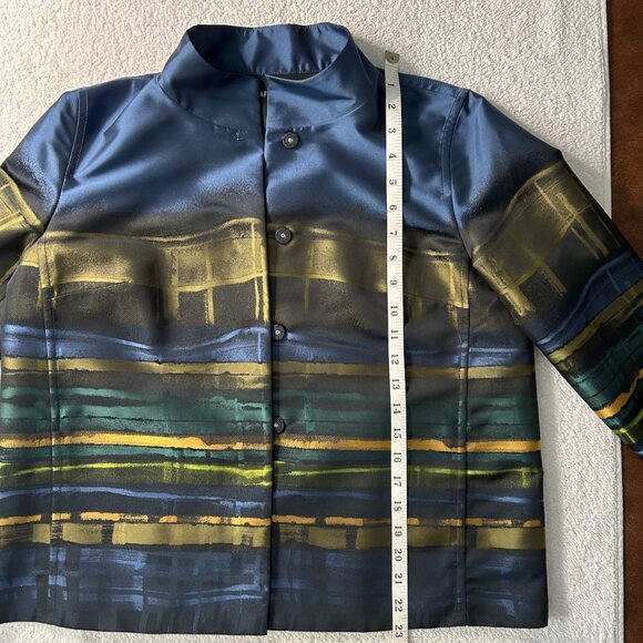 Lafayette 148 NY Aegean multicolored jacket - Picture 11 of 11